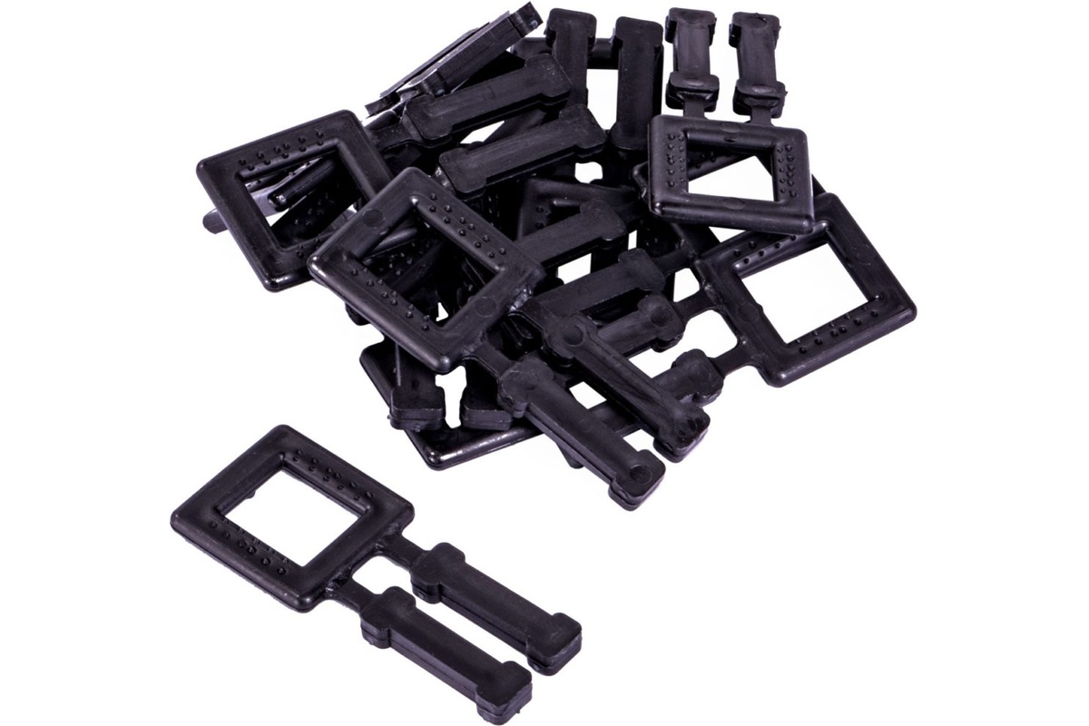 Kunststoff-Schnallen Schwarz - 13mm (1000 Stück)