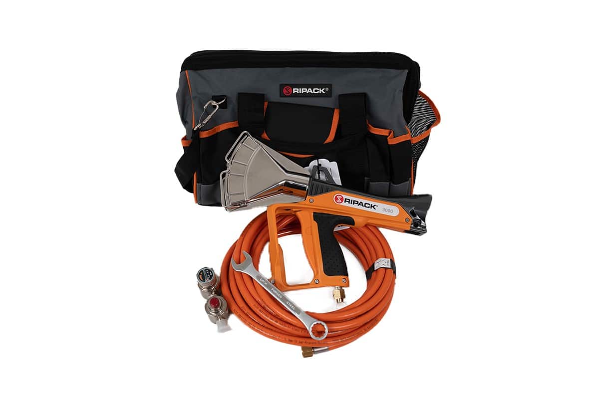 Schrumpfpistole Ripack 3000 Satz - Ripack 3000 + Gasflaschenhalter
