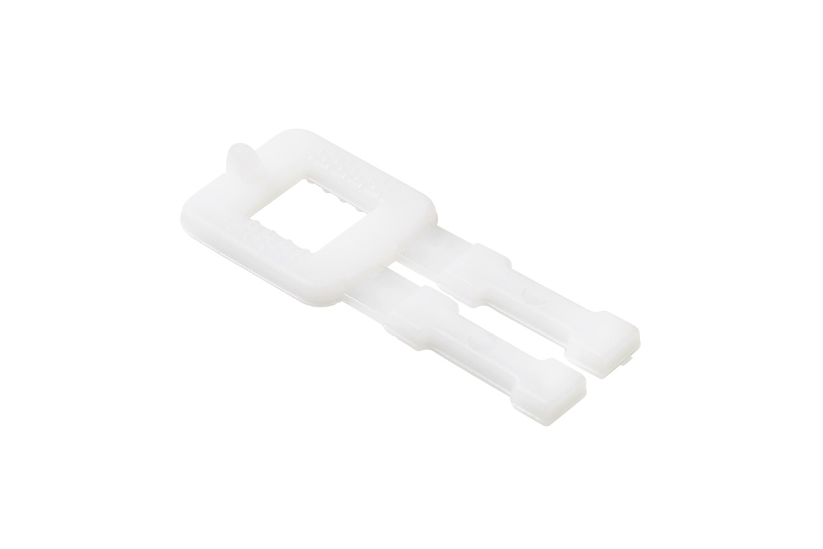Kunststoff-Schnallen transparent - 13mm (250 Stück)