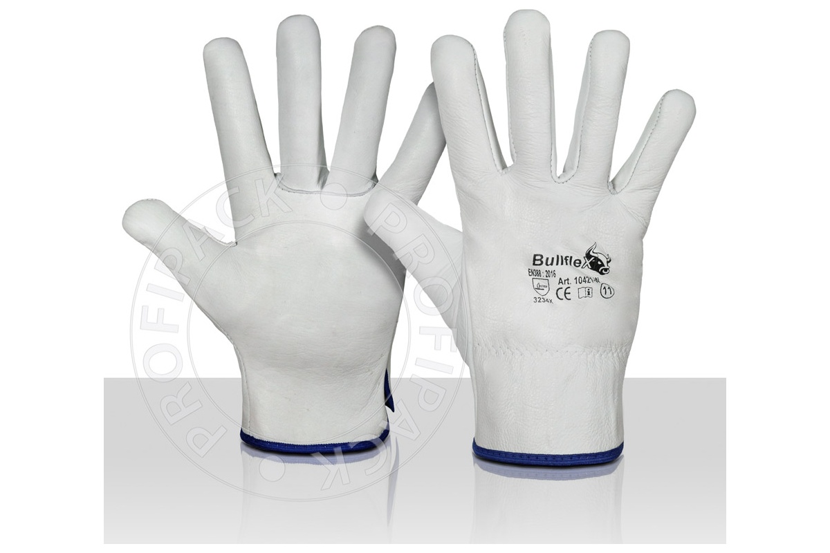 Bullflex Fahrerhandschuhe aus Rinder-/Nubukleder, Acrylgefüttert - Größe 11/XXL
