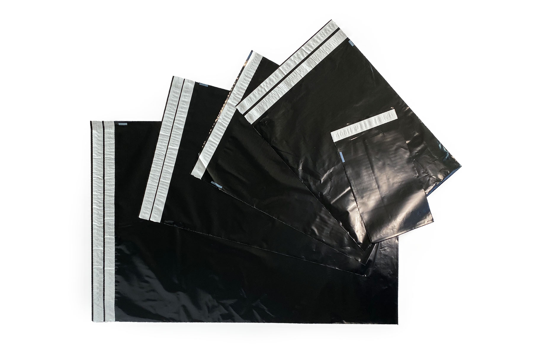 Coex Versandtaschen Schwarz Rücksendung - 360 x 535mm (100 st)