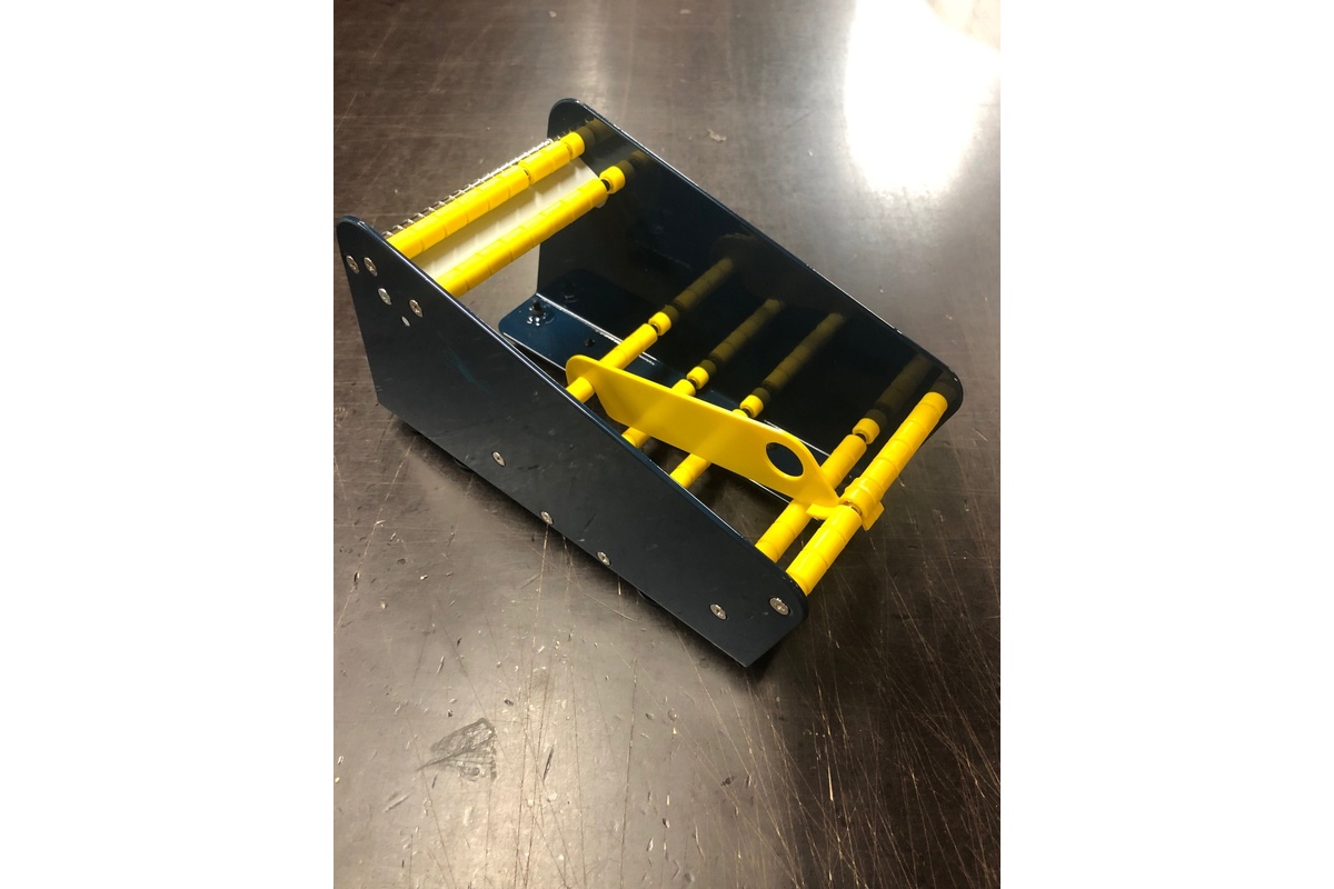 Etikettendispenser klein LB418 - für 2 Rollen