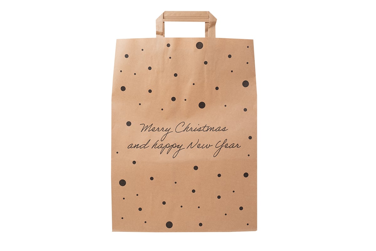Weihnachtstüten Papier - 320 x 160 x 420mm x 80g (50 Stück)