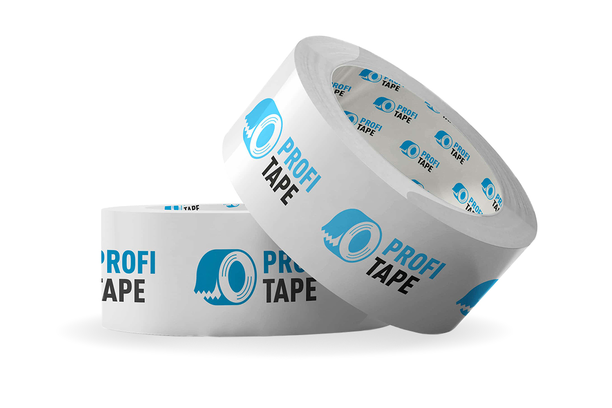  Bedrucktes PVC Klebeband - 50mm x 66m (1 Farbe)