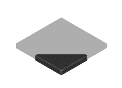 Kunststoff Schutzecken für Glas - 60 x 18 x 15 mm (1.500 Stk)