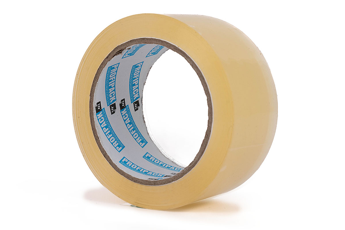 PP Acrylband transparent - 48mm x 66m PP Acrylband transparent - 48mm x 66m