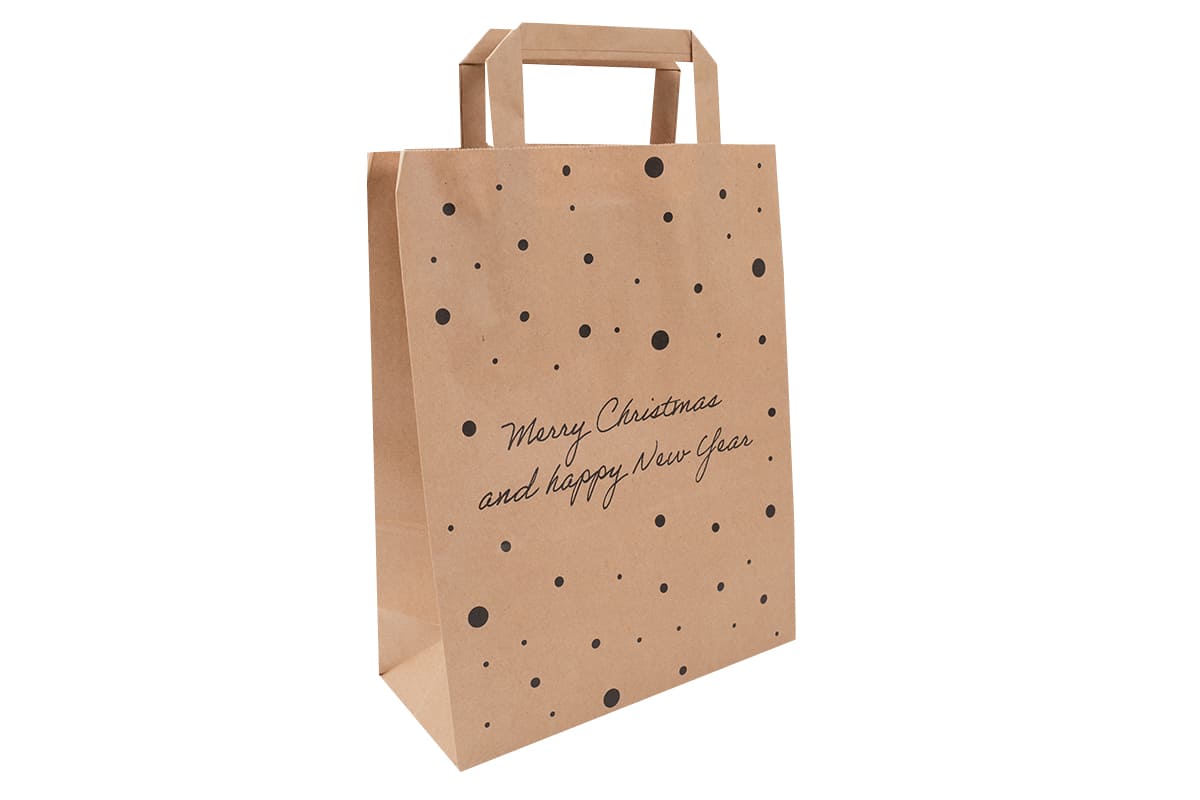 Weihnachtstüten Papier - 260 x 170 x 345mm x 80g (50 Stück)