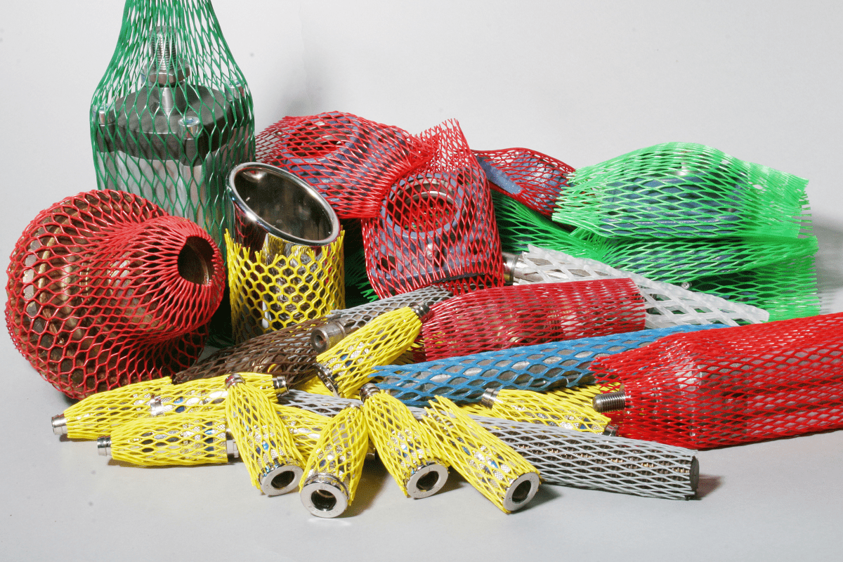 Plastisches Schlauchnetz in Spenderbox orange - 100-200 mm x 100 m