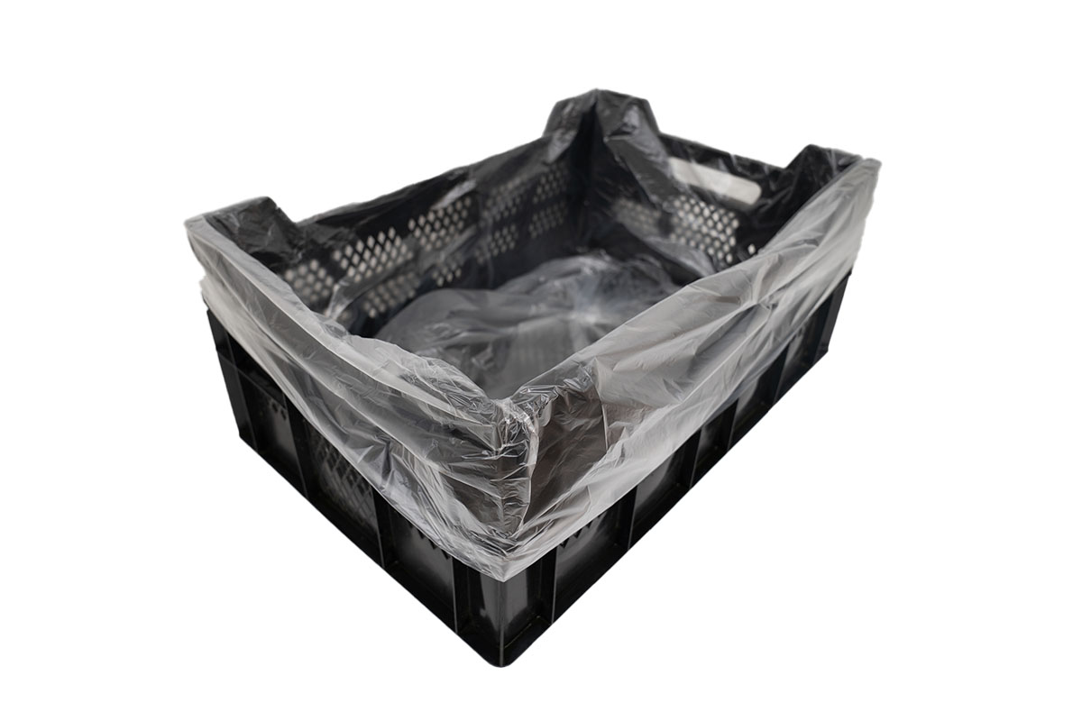  LDPE Einlegesäcke Seitenfaltensäcke transparent - 60 x 20/20 x 80cm x 20my (500 Stück)