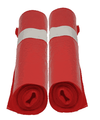 HDPE Müllsäcke rot - 80 x 125cm x 40my (200st) HDPE Müllsäcke rot - 80 x 125cm x 40my (200st)