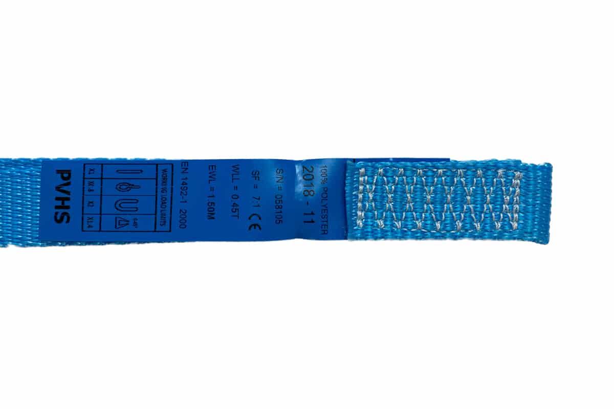  Hebegurt endlos Blau - 25mm x 1,5m
