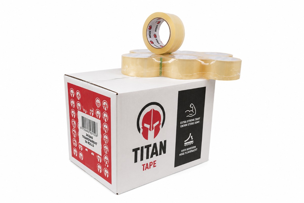 High Tack Klebeband transparent PREMIUM - 48mm x 66m x 32my