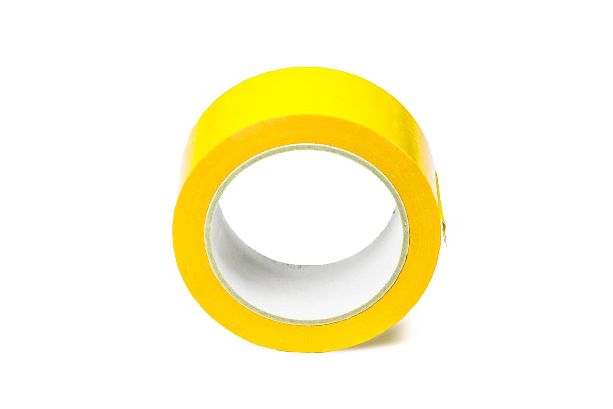 PVC Klebeband gelb - 50mm x 66m