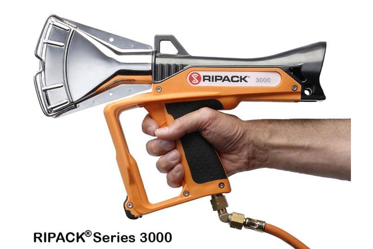 Schrumpfpistole Ripack 3000 Satz - Ripack 3000 + Gasflaschenhalter