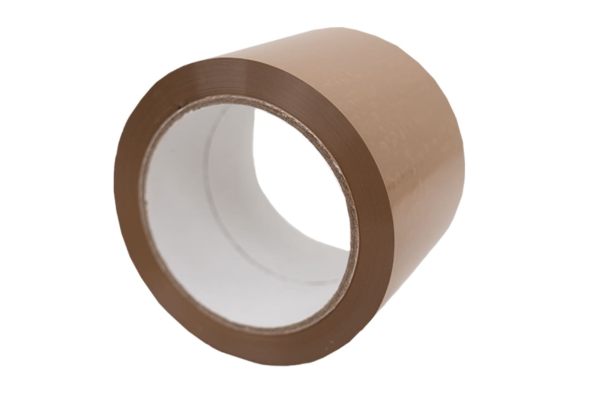 PVC Klebeband schwarz - 50mm x 66m braun, 75.0000 millimeter
